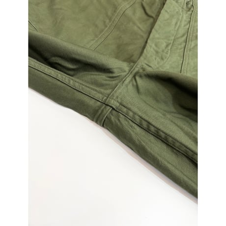 60s US ARMY OG-107 COTTON SATEEN BAKER PANTS Size W36L33→W35L32.5