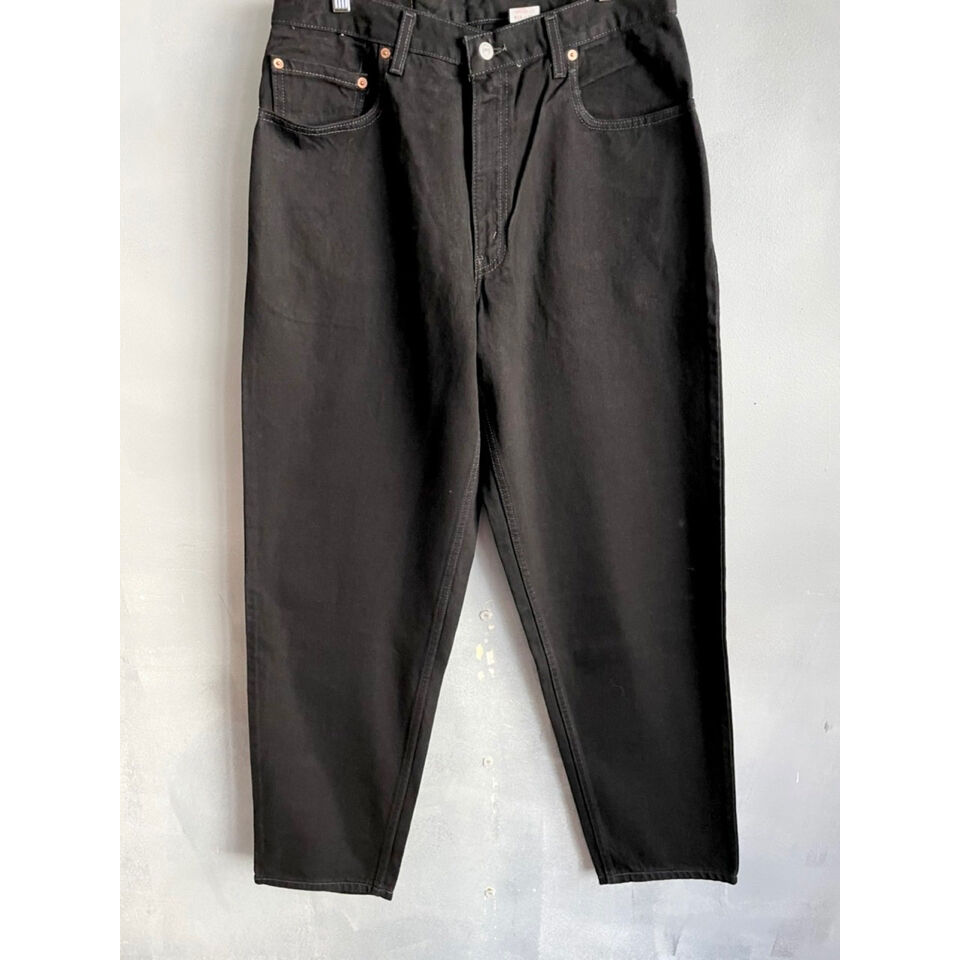 90s LEVI'S ブラックデニム ボア 71500-2 ユーロモデル 90's Levi's ブラックデニム ボアジャケット 表記(XL) オール