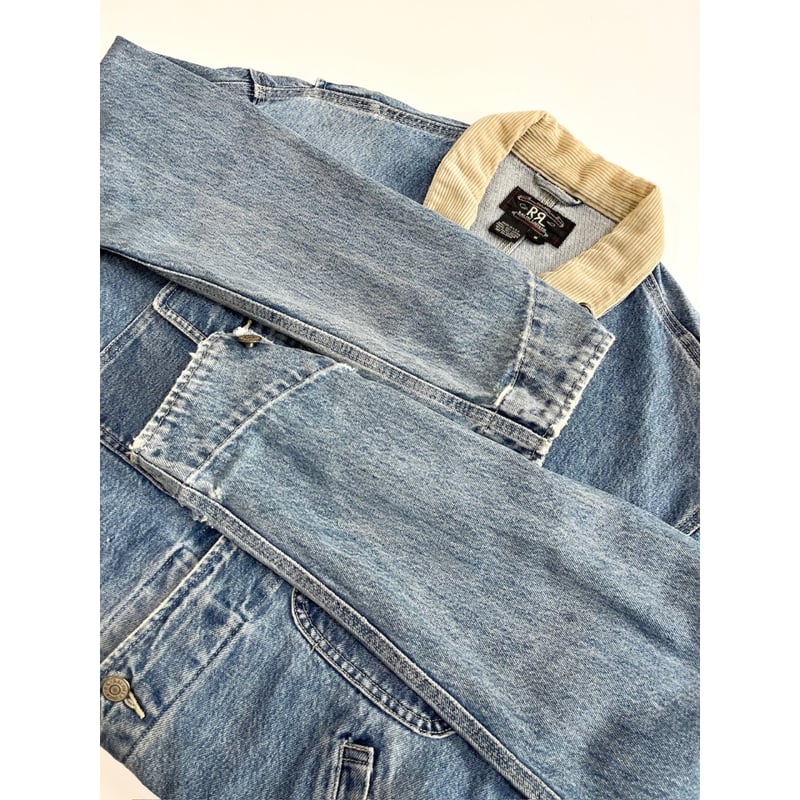 90s RRL DENIM WORK JACKET MADE IN USA🇺🇸 Size S 90s RRL DENIM WORK JACKET MADE IN USA🇺🇸 Size S