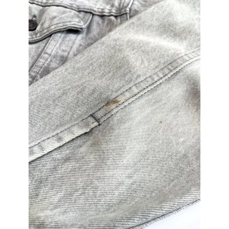 〜90s Levi’s 70507 "CHEMICAL WASH "GRAY DENIM JACKET MADE IN USA 🇺🇸 Size S