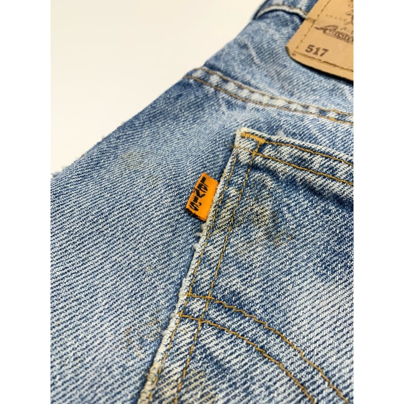 2000年 Levi's 517 USA製 ブーツカット 鬼ヒゲ ジーンズ 2000年 Levi's 517 USA製 ブーツカット 鬼ヒゲ ジーンズ 90s