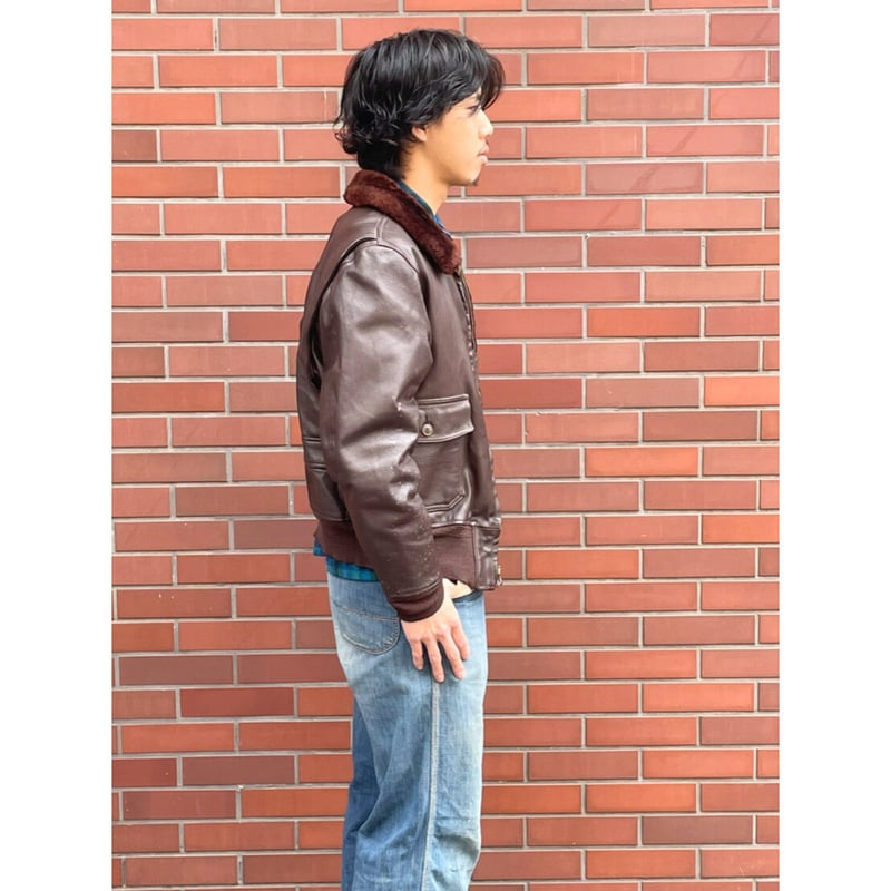 60s US NAVY G-1 FLIGHT JACKET (J-7823C) Size 4 60s US NAVY G-1 FLIGHT JACKET (J-7823C) Size 4
