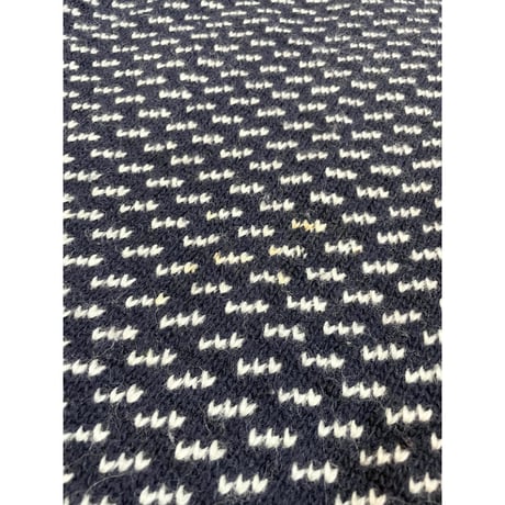 80s L.L.Bean "Birds Eye" WOOL KNIT MADE IN NORWAY🇳🇴 Size L-TALL