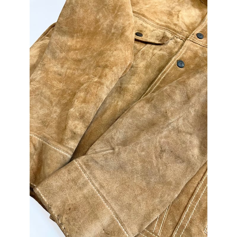 80s Levi's 70506 SUEDE TRACKER JACKET Size L |