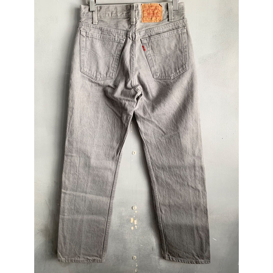 80s Levi's 701 LIGHT GRAY COLOR DENIM PANTS MAD 80s Levi's 701 LIGHT GRAY COLOR DENIM PANTS MAD