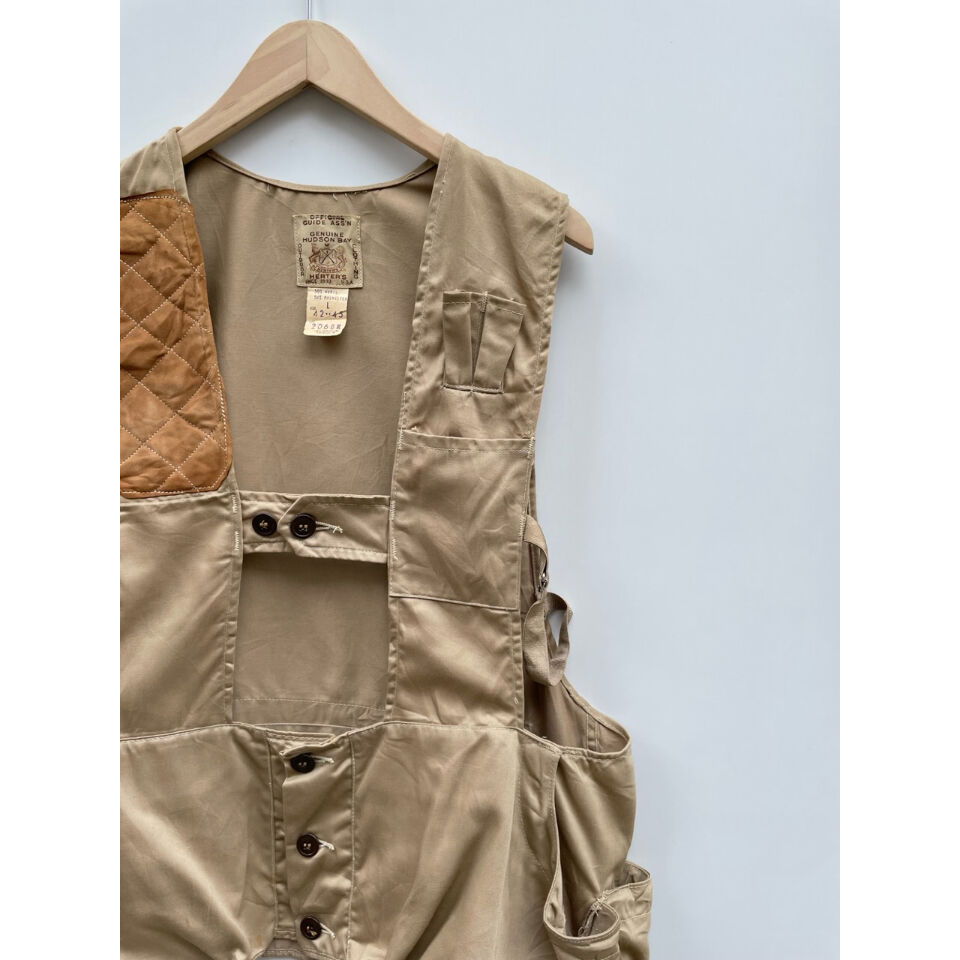 Columbia 70s Hunting vest ハンティングベストアウトドア コロンビア カーキ 迷彩 アウトドア| ヴィテージ古着屋Feeet