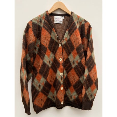 60s JERSILD MOHAIR CARDIGAN MADE IN USA 🇺🇸 Size L