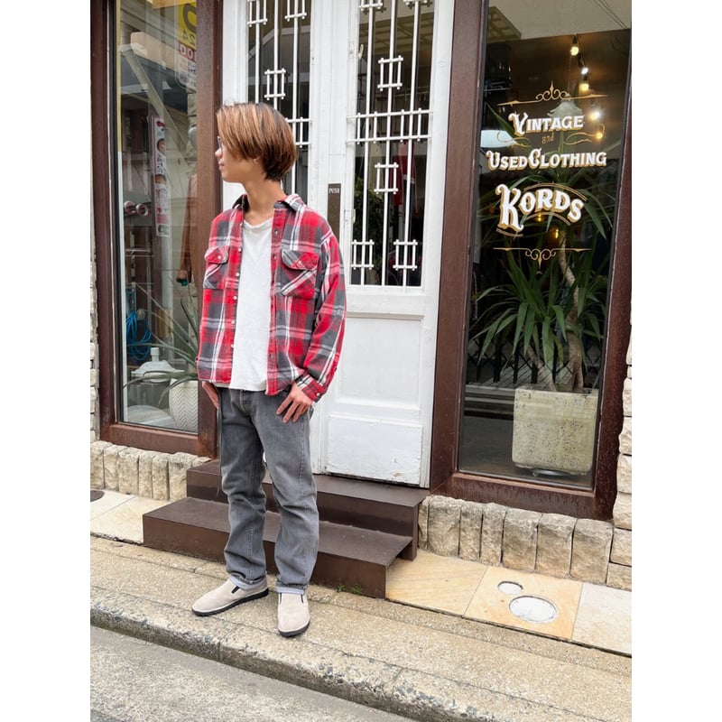 90s FIVE BROTHER FLANNEL SHIRT MADE IN USA🇺🇸 Si