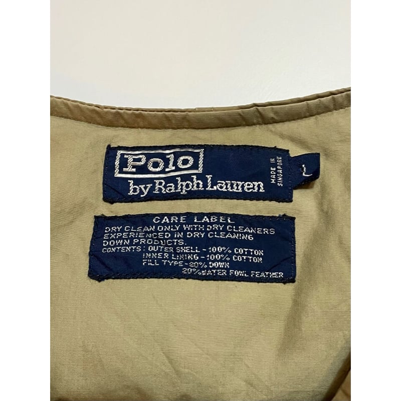 90s Ralph Lauren HUNTING DOWN VEST Size L | KORDS