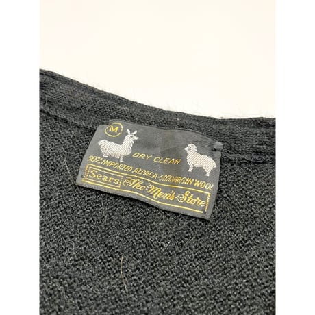 60s Sears ALPACA CARDIGAN Size M