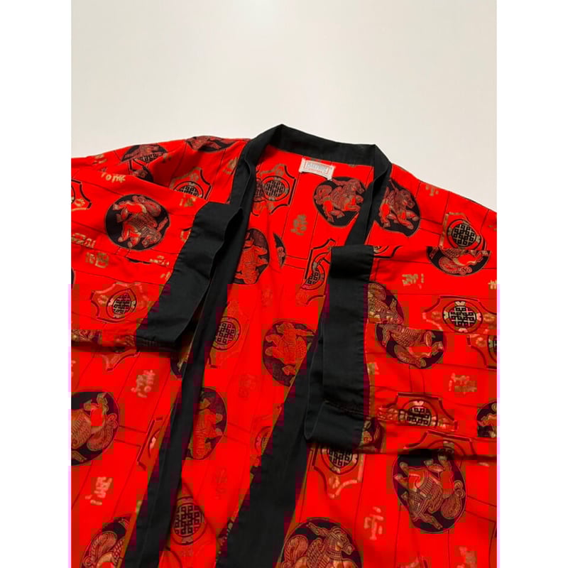 もはもは✕ 和柄 ドライアロハシャツ ＜桜ぼかし/紺＞ | 京友禅アロハシャツ