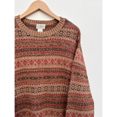 00s L.L.Bean COTTON KNIT Size L