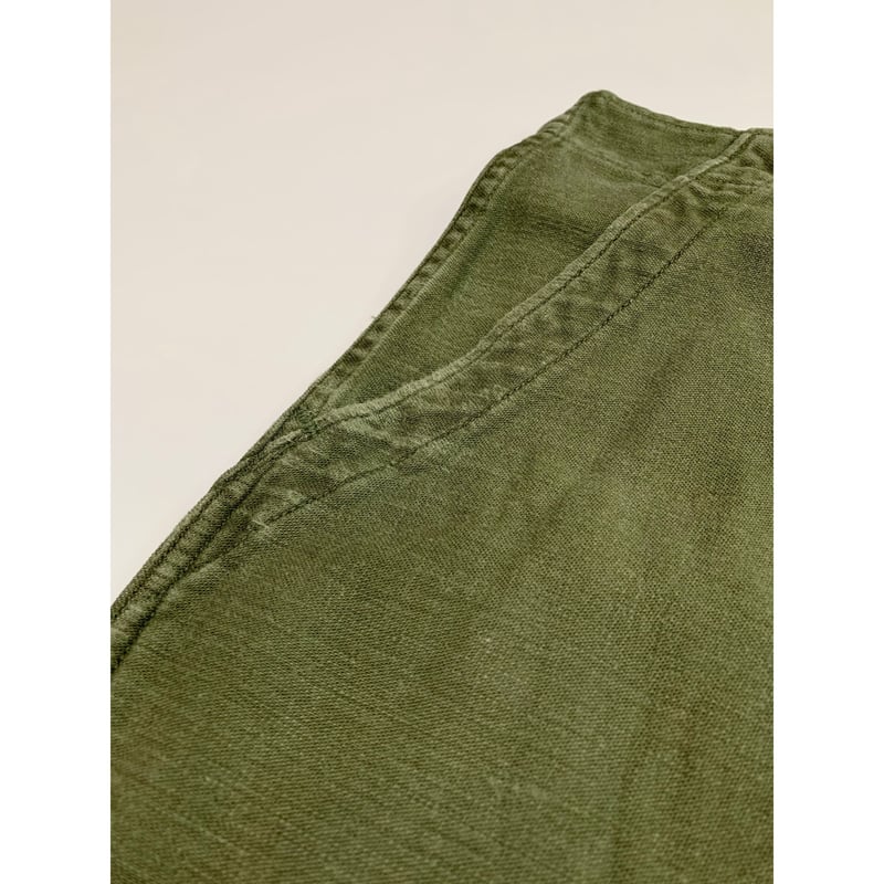 70’s BAKER PANTS 希少レア Vintage 1969 Blue Bell US Army OG 107 Baker Pants (JYJ1024