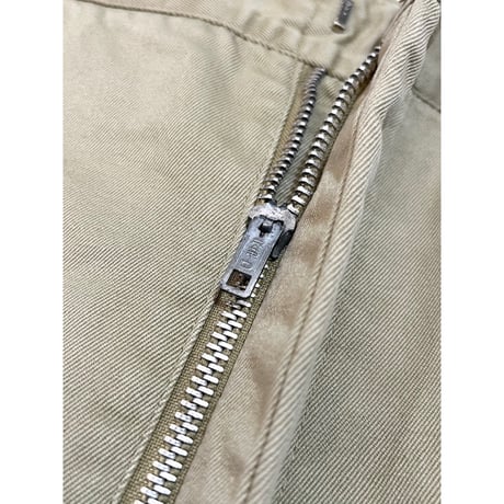70s US ARMY KHAKI TROUSERS Size W36L32→W35L31