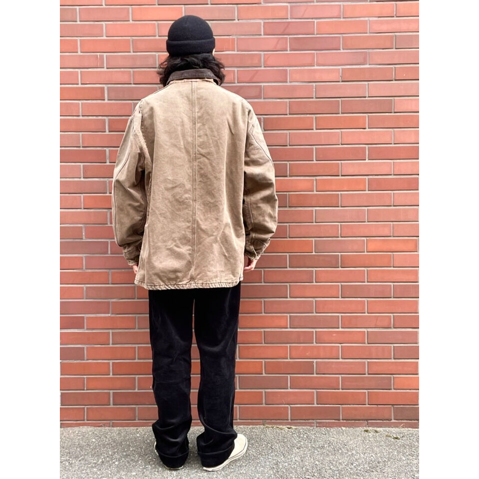 美品✨USA製 BRASSADA ダックコート ロング チョア 黒 a31 rienda | 【岡崎紗絵さん着用アイテム】オーバーネック