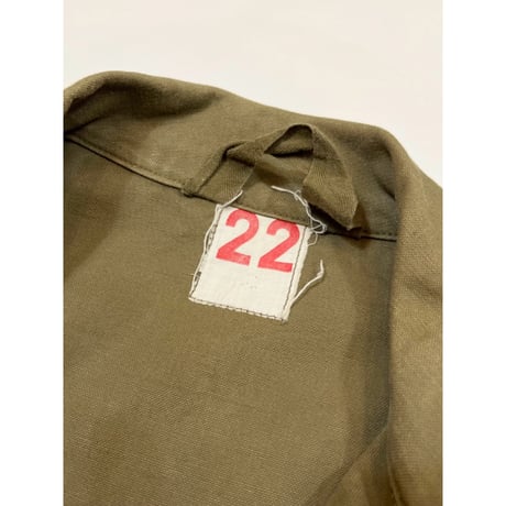 50s FRENCH ARMY M-47 FIELD JACKET "EARLY MODEL" Size 22 (L程 )