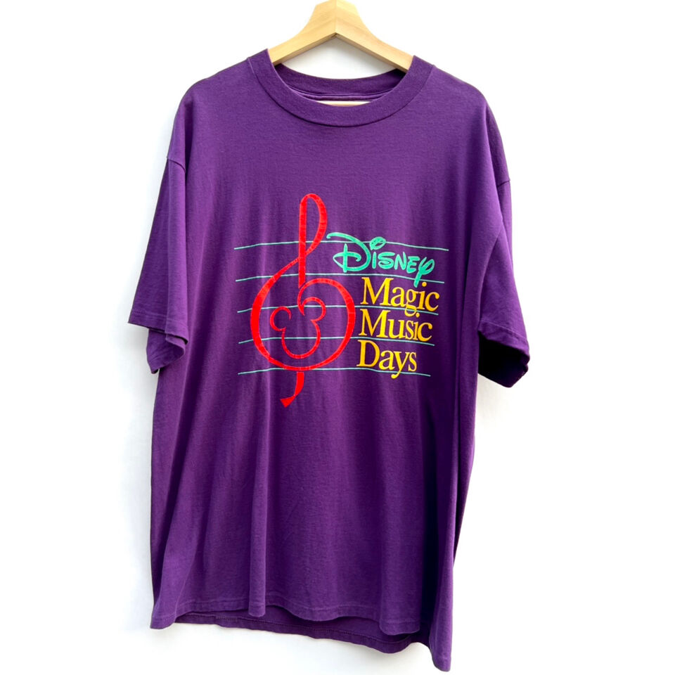 【USA製】ヴィンテージTシャツ　90s　ディズニー　マジックミュージックデイズ