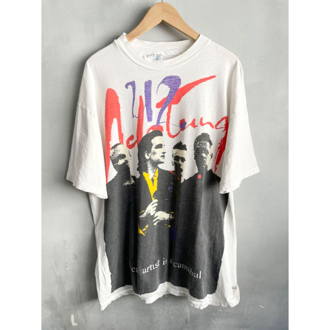 vintage USA製　©️1991 U2  Zoo TV Tour Tシャツ