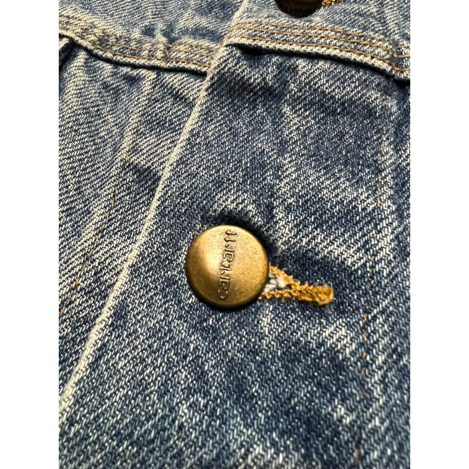 90s carhartt DENIM TRACKER JACKET MADE IN USA 🇺 90s carhartt DENIM TRACKER JACKET MADE IN USA 🇺