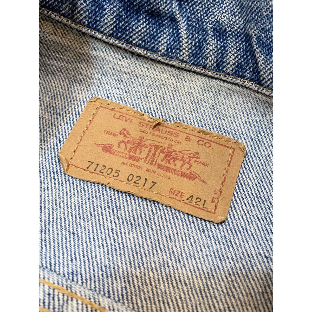 70s Levi's 71205 DENIM JACKET MADE IN USA 🇺🇸 Si