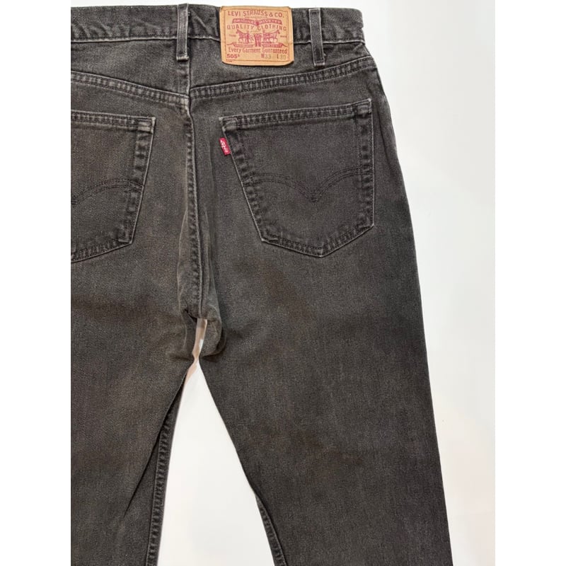 00’s USA Levi’s 505 リラックスブラックデニム w33 00s Levi's 505 BLACK DENIM PANTS MADE IN USA 🇺🇸