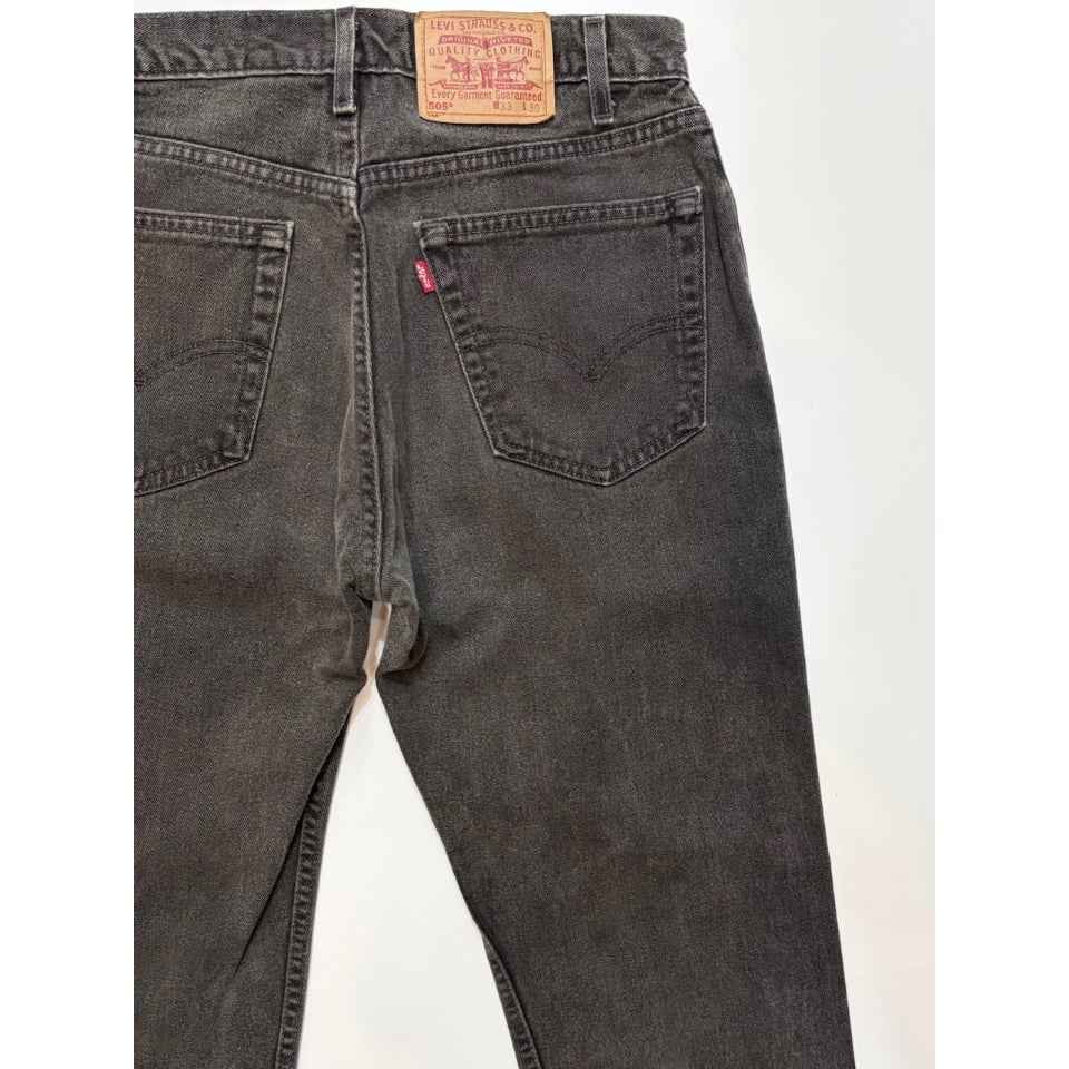 00s Levi's 505 BLACK DENIM PANTS MADE IN USA 🇺🇸