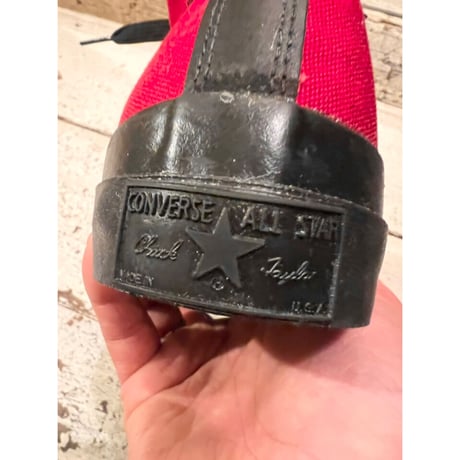 80s "DEADSTOCK" CONVERSE THE CHUCK TAYLOR CLASSIC ALL STAR HI MADE IN USA 🇺🇸 Size 8