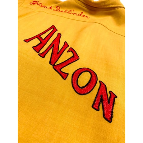 60s ANGELTOWN BOWILING SHIRT MADE IN USA🇺🇸 Size L