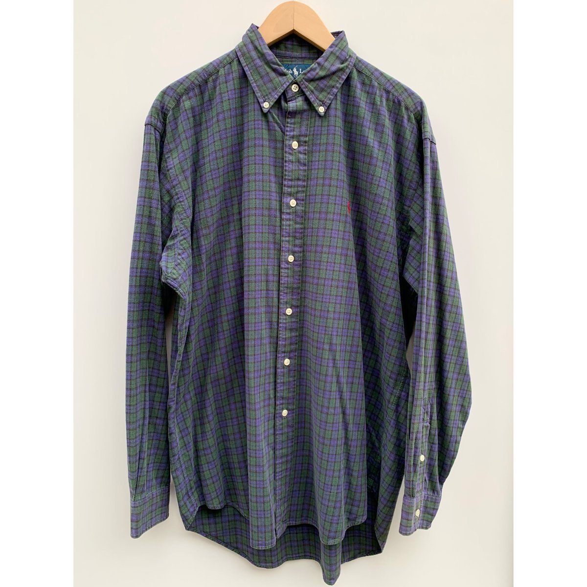 00s Ralph Lauren BDシャツ 4XL相当 ボルドー A342 XL / 90s 00s POLO RALPH LAUREN ポロ ラルフローレン