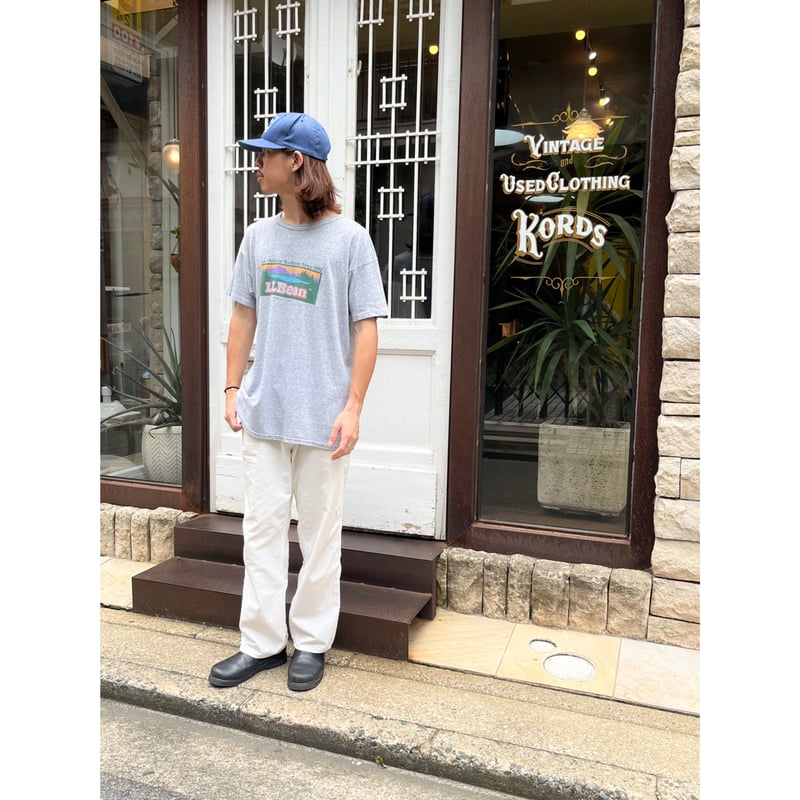 80s L.L.Bean×Champion W-NAME Tee MADE IN USA🇺🇸