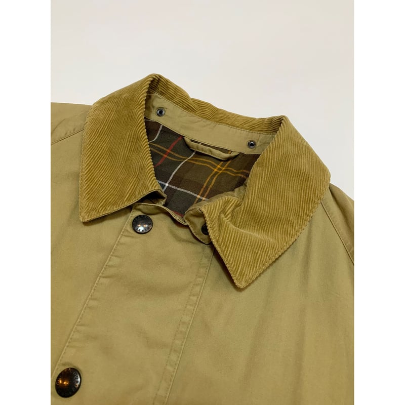 【美品】バブアー/00sライトウェイトビューフォート/縦スリーワラント/ベージ 3WARRANT REPROOF BARBOUR GAMEFAIR OLIVE size-C52-毎日を