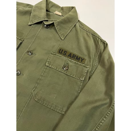 50〜60s US ARMY "1st MODEL" OG107 UTILITY SHIRT Size SMALL