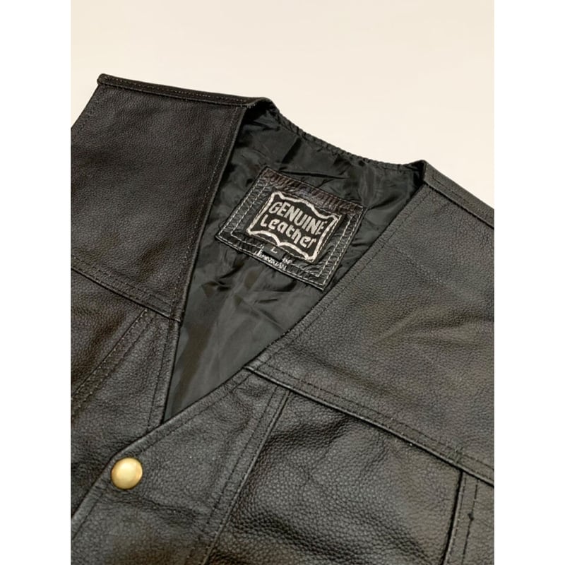 80s LEATHER VEST Size L | KORDS