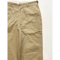 60s US ARMY KHAKI TROUSERS Size W36L31→W35L30