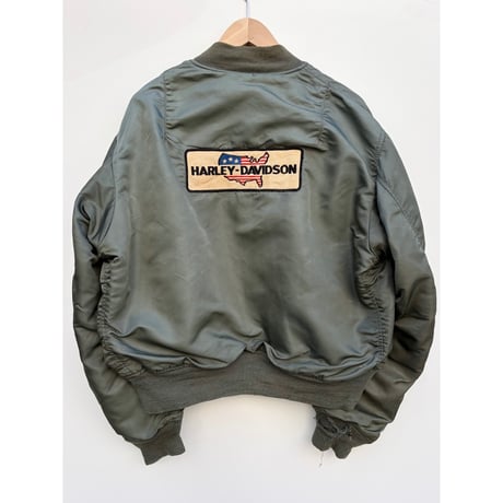60s USAF L-2B J-7448H "HARLEY PATCH" FLIGHT JACKET Size LARGE