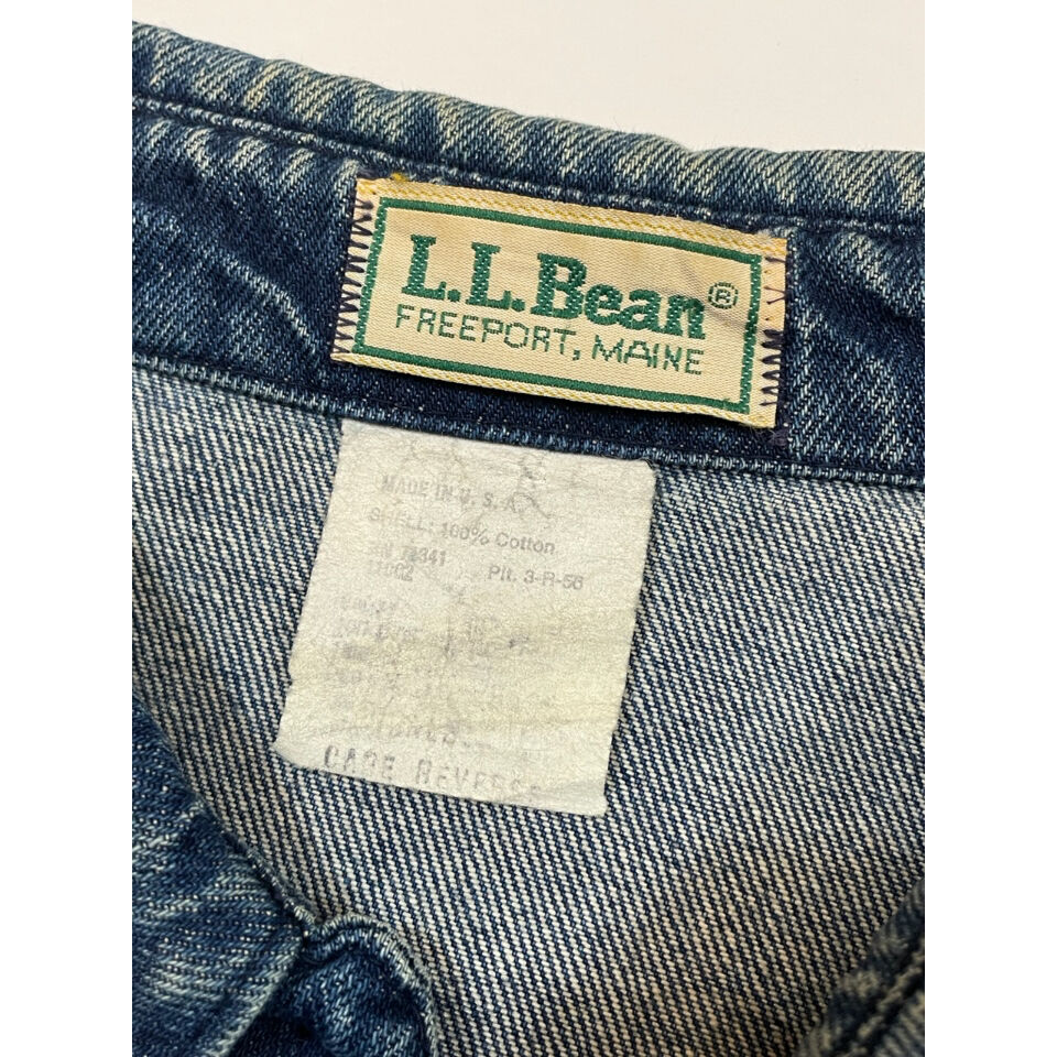 80s L.L.Bean DENIM SWING TOP MADE IN USA 🇺🇸 Siz...