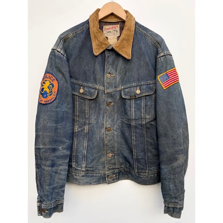 60s Lee 101-LJ "STORM RIDER" DENIM JACKET MADE IN USA 🇺🇸 Size 44-REG