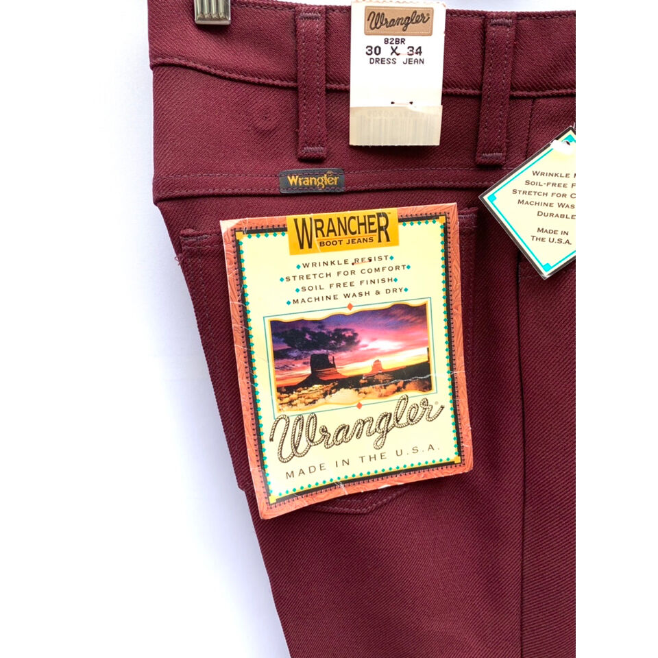 90s Wrangler 82NV JEANS USA製 ラングラー ランチャー 90s USA製 Wranglerラングラー 82NV ランチャードレスジーンズ