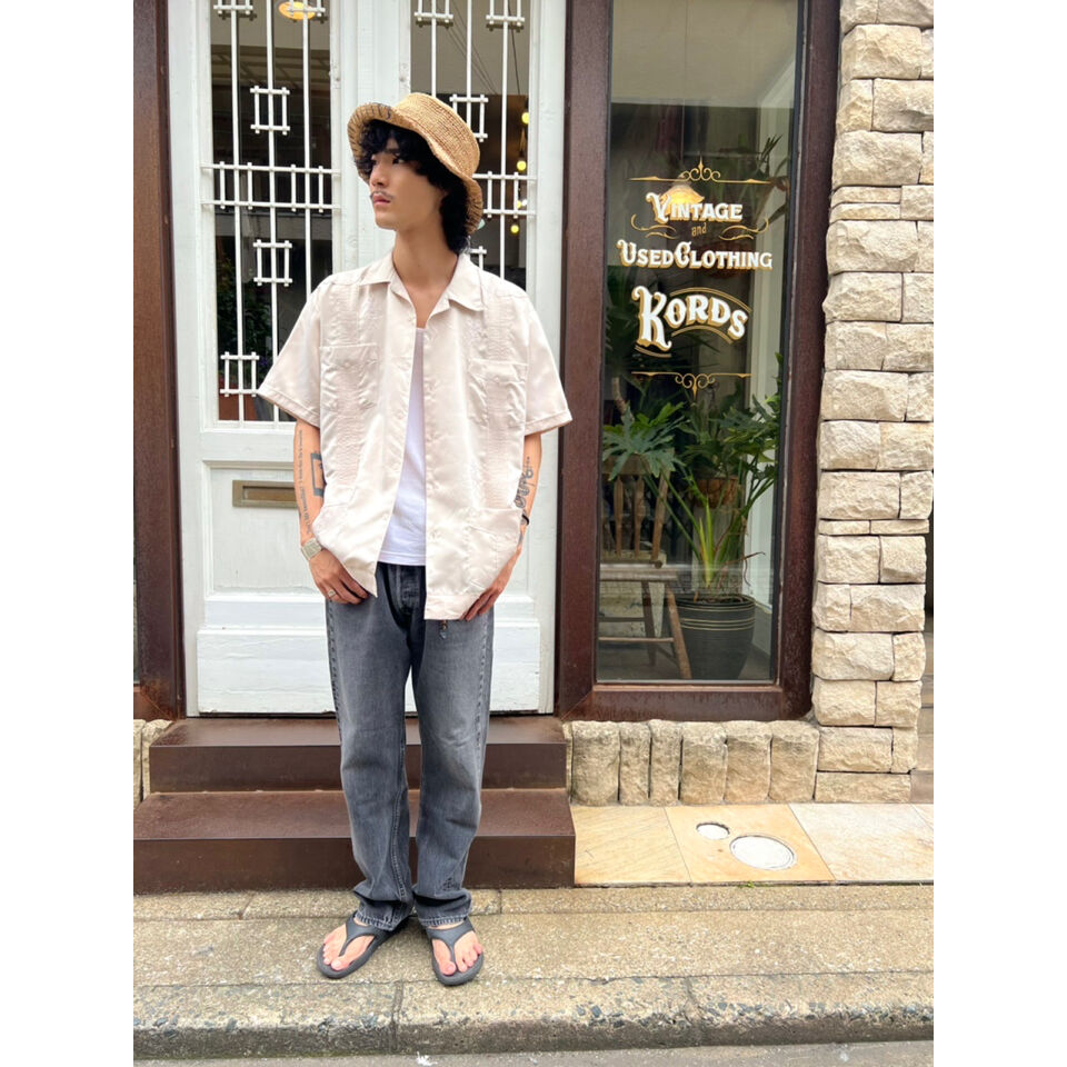 即完モデル‼︎】LLbean◎90s カナダ製 総柄 アロハシャツ C102
