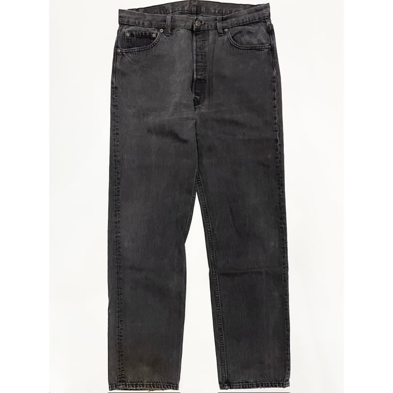 90s Levi's 501-0660 BLACK DENIM PANTS MADE IN U