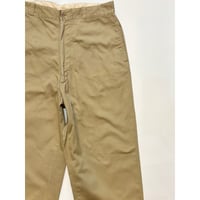 60s US ARMY KHAKI TROUSERS Size W33L29→W31.5L28