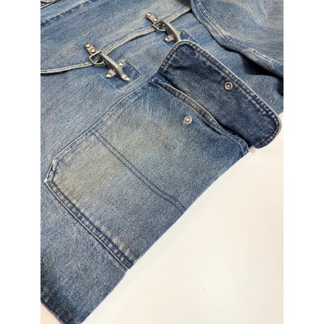 90s Ralph Lauren DENIM FIREMAN COAT Size M