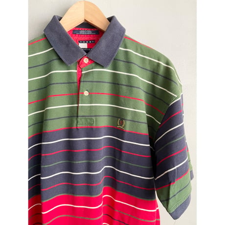 90s TOMMY HILFIGER POLO SHIRT Size L