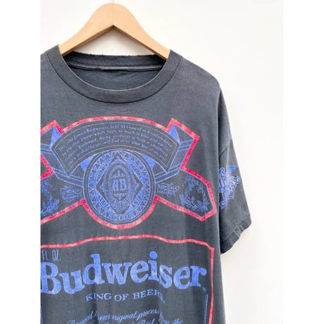 90s "Budweiser" PRINT Tee Size XL程