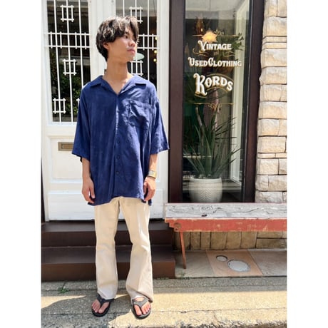 90s Ocean Pacific S/S OPEN COLLAR SHIRT Size L