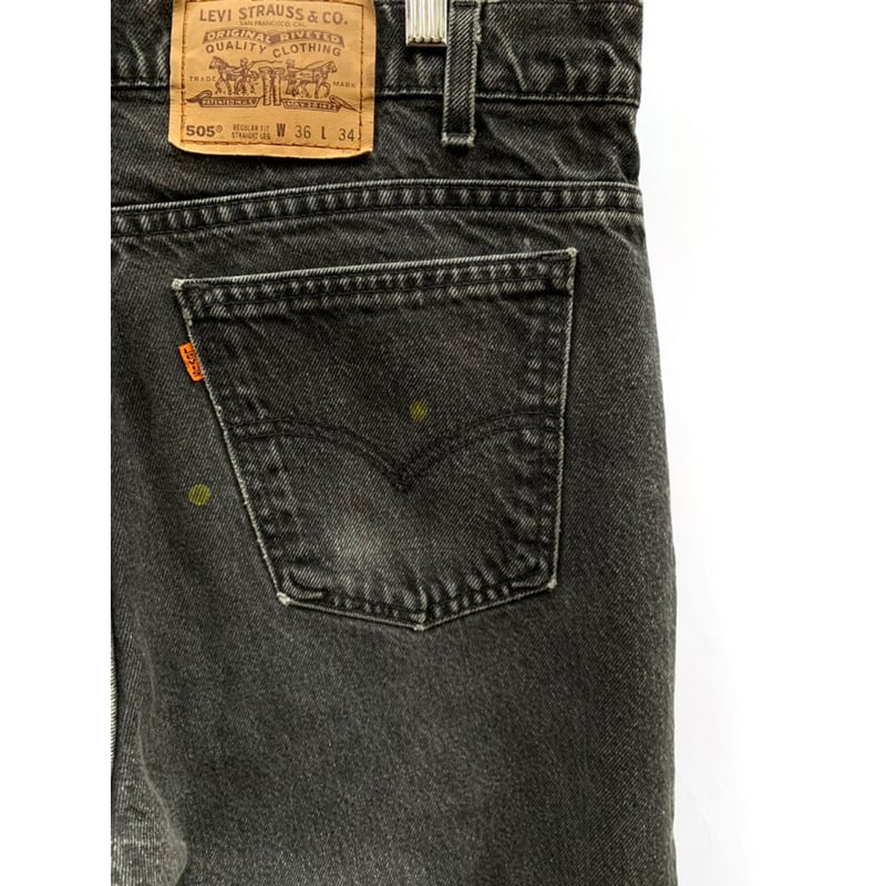 90s Levi's 505-4159 BLACK DENIM PANTS MADE IN U 90s Levi's 505-4159 BLACK DENIM PANTS MADE IN U