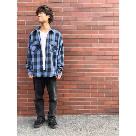 80s FIVE BROTHER FLANNEL SHIRT MADE IN USA 🇺🇸 Size XL
