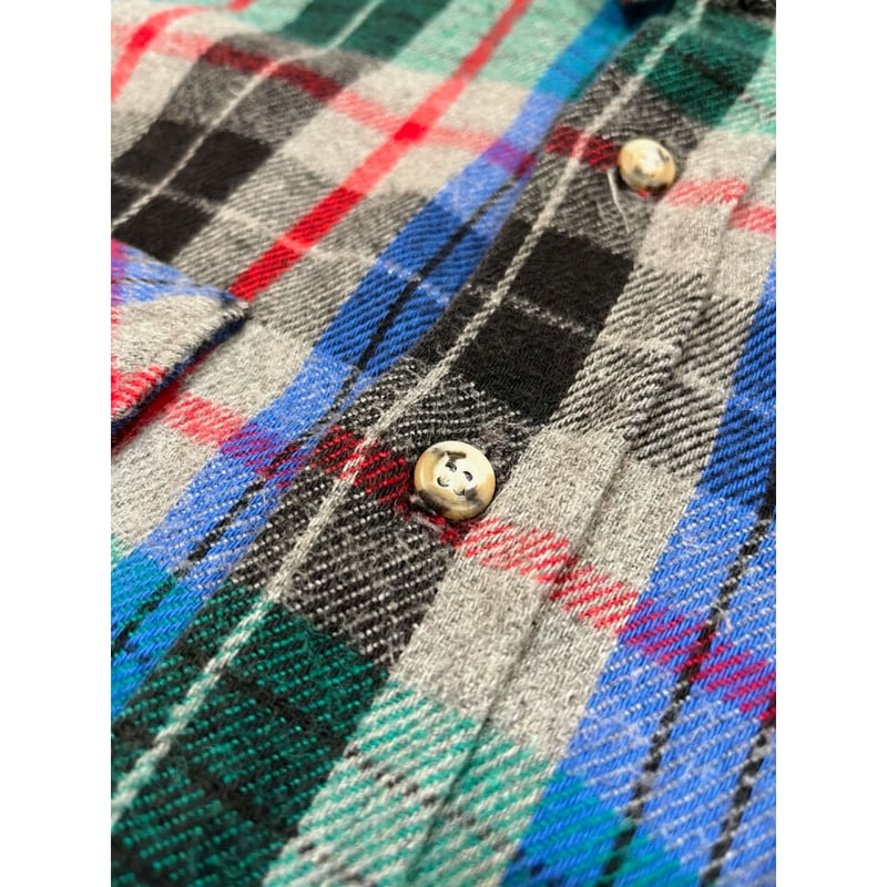 FIVE BROTHER ファイブブラザー (L) ネルシャツ 90s 90s FIVE BROTHER heavy flannel shirt “size M-TALL” 90年代
