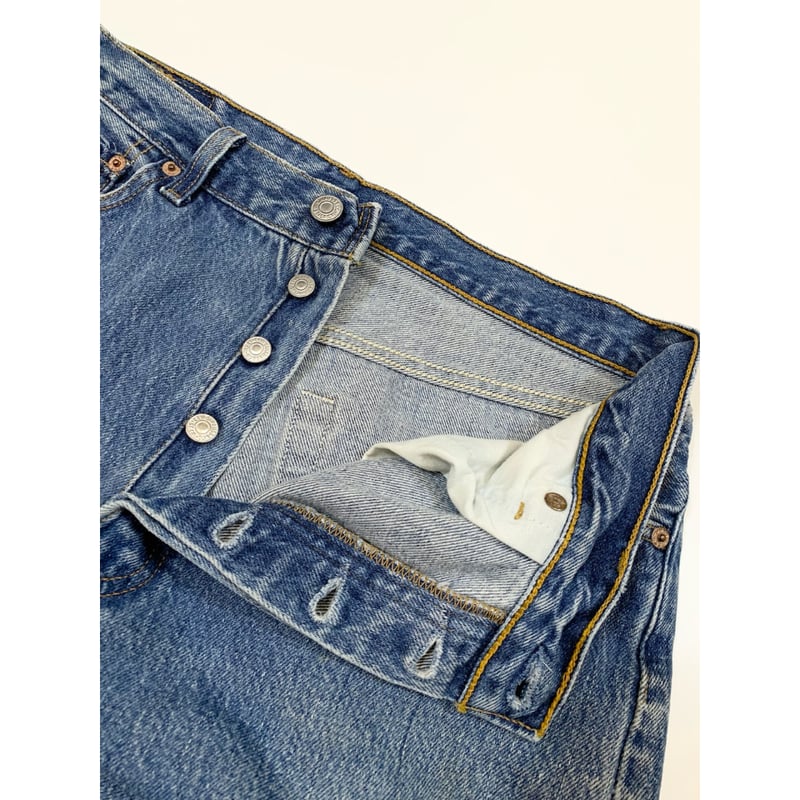 S w29 L 綿　ポリエステル　イタリア製 90s USA製 Levi'sリーバイス 501 デニムパンツ w32 - Sixpacjoe