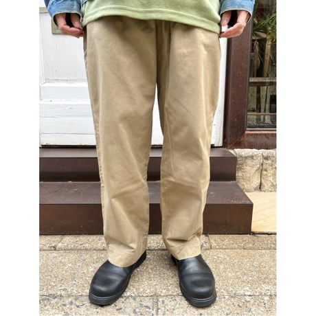 60s US ARMY KHAKI TROUSERS Size W36L33→W33L29
